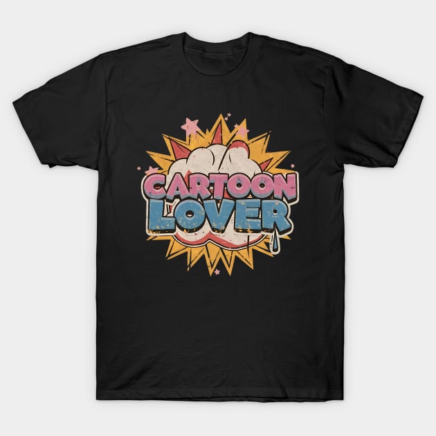 Hippie Hilarity: Cartoon Lover's 80s Flashback T-Shirt by maximfox